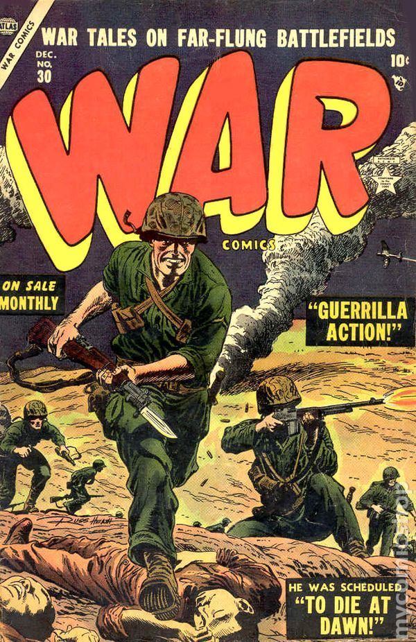 War comics War Comics 1950 Atlas comic books