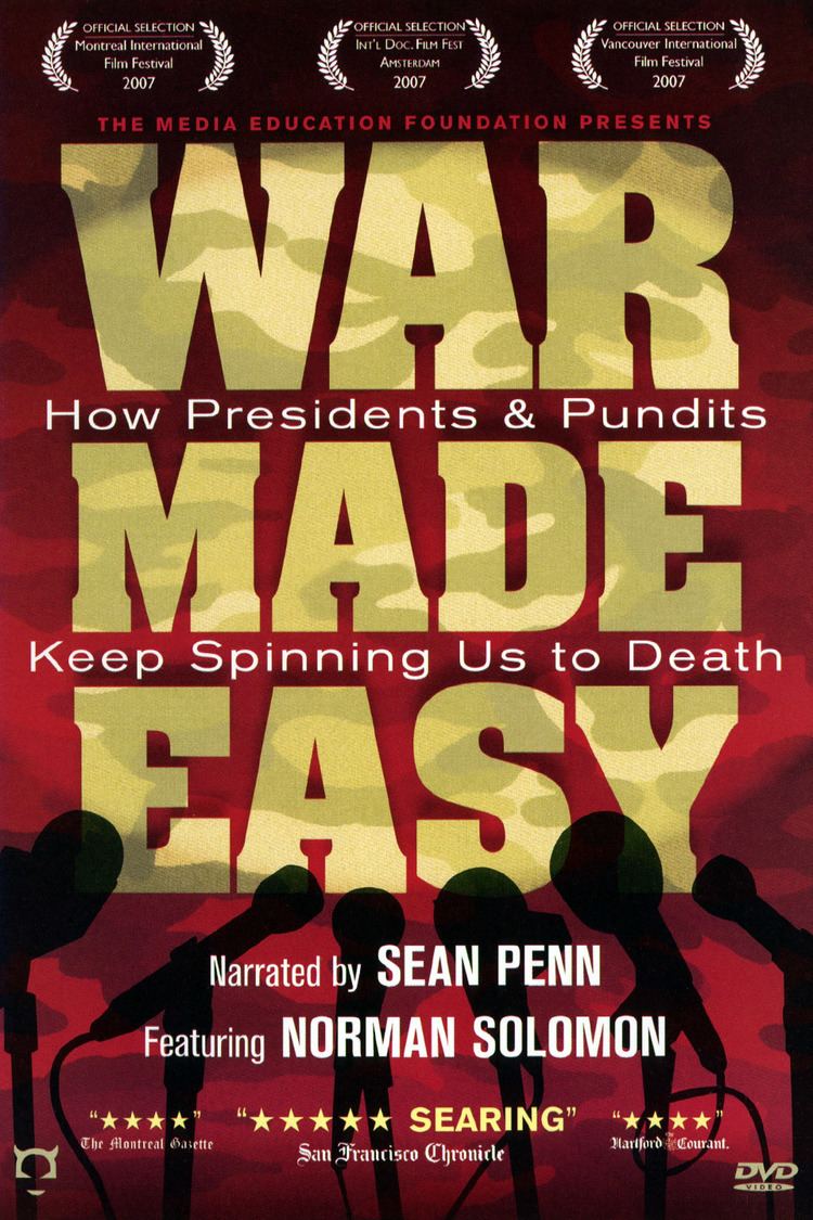 War Made Easy: How Presidents & Pundits Keep Spinning Us to Death wwwgstaticcomtvthumbdvdboxart171977p171977