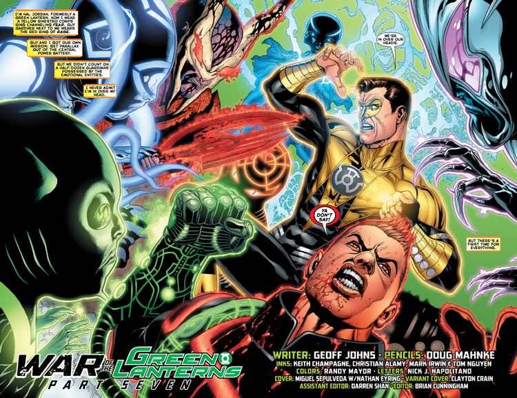 War of the Green Lanterns The WAR OF THE GREEN LANTERNS Continues DC