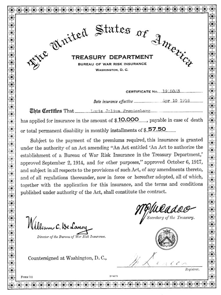 War Risk Insurance Act