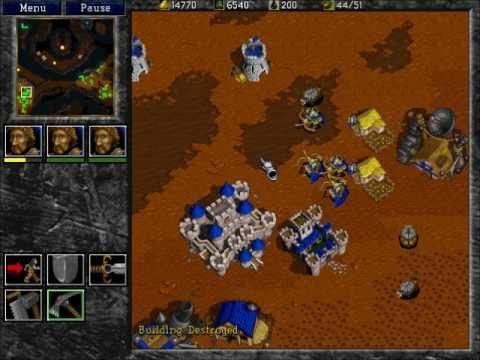 Warcraft II: Tides of Darkness Warcraft 2 Tides of Darkness Human Campaign Gameplay Mission 14