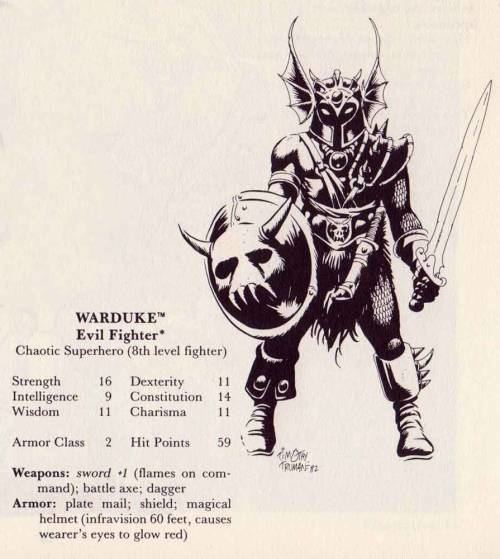 Warduke Hack Slash On Iconic Characters in Dungeons Dragons Warduke