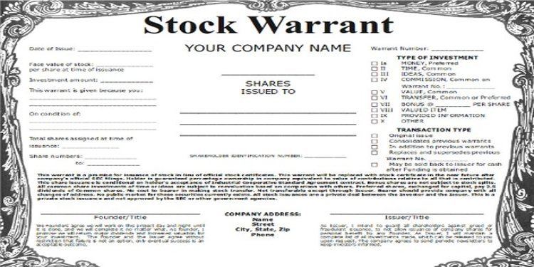 Warrant (finance) wwwundervaluedequitycomimagesStockWarrants2
