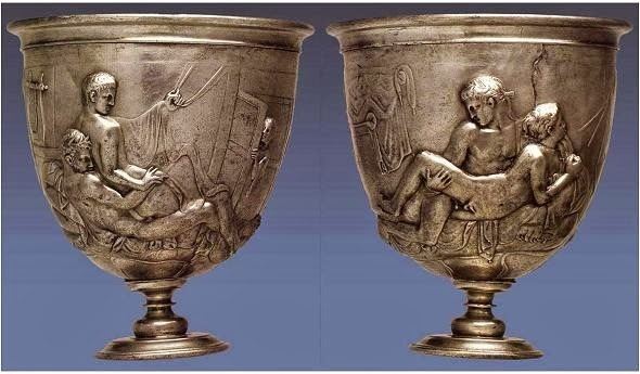 Warren Cup ANTINOUS THE GAY GOD THE WARREN CUP IS A RICH GAY MANS FAKE