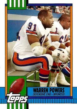 Warren Powers (American football) Warren Powers Gallery The Trading Card Database
