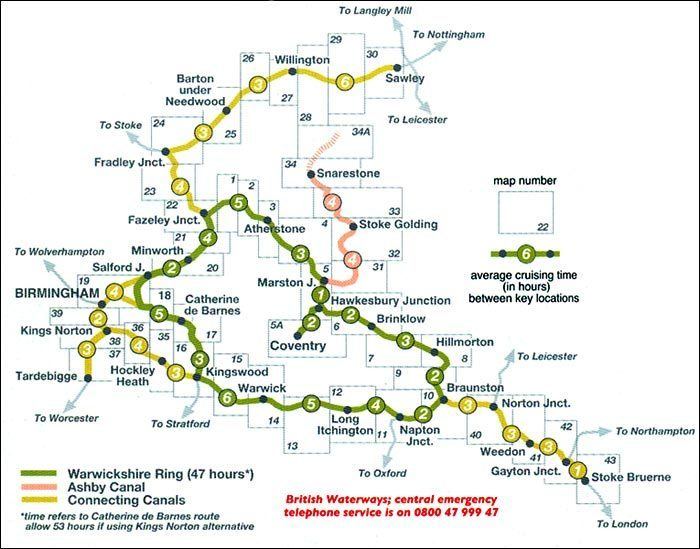 Warwickshire ring South Midlands Warwickshire Ring Pearsons Canal Companion Stanfords