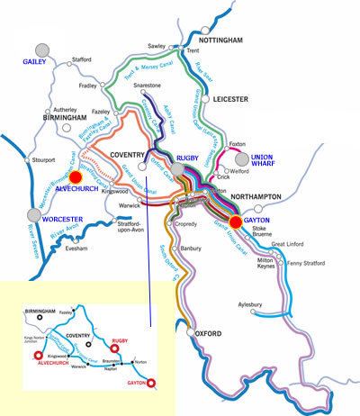 Warwickshire ring The warwickshire ring canal boat holidays recommended route www
