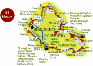Warwickshire ring The Warwickshire Ring Rose Narrowboats