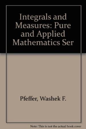 Washek Pfeffer Integrals Measures by Washek Pfeffer AbeBooks