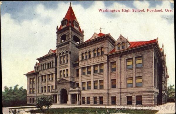 Washington High School (Portland, Oregon) PDX RETRO Blog Archive PORTLAND POSTCARD 1911