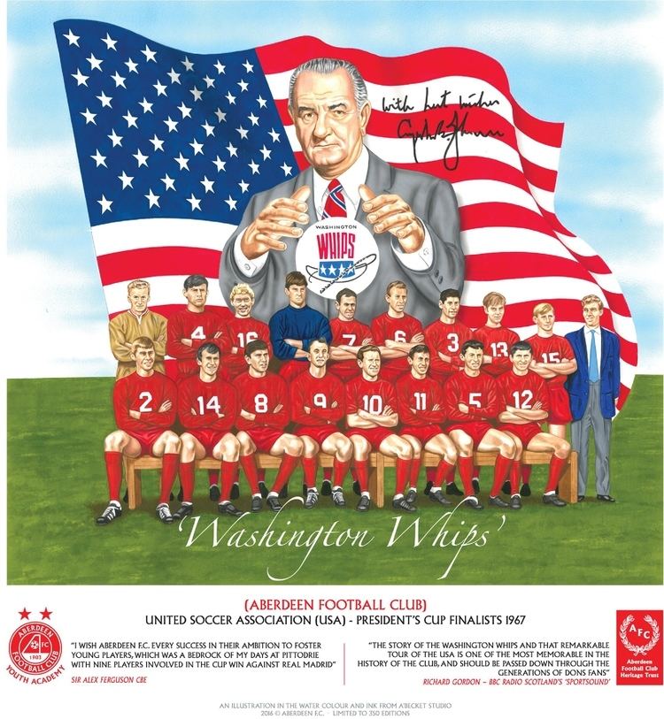 Washington Whips Washington Whips artwork launch 5pm tonight Aberdeen FC