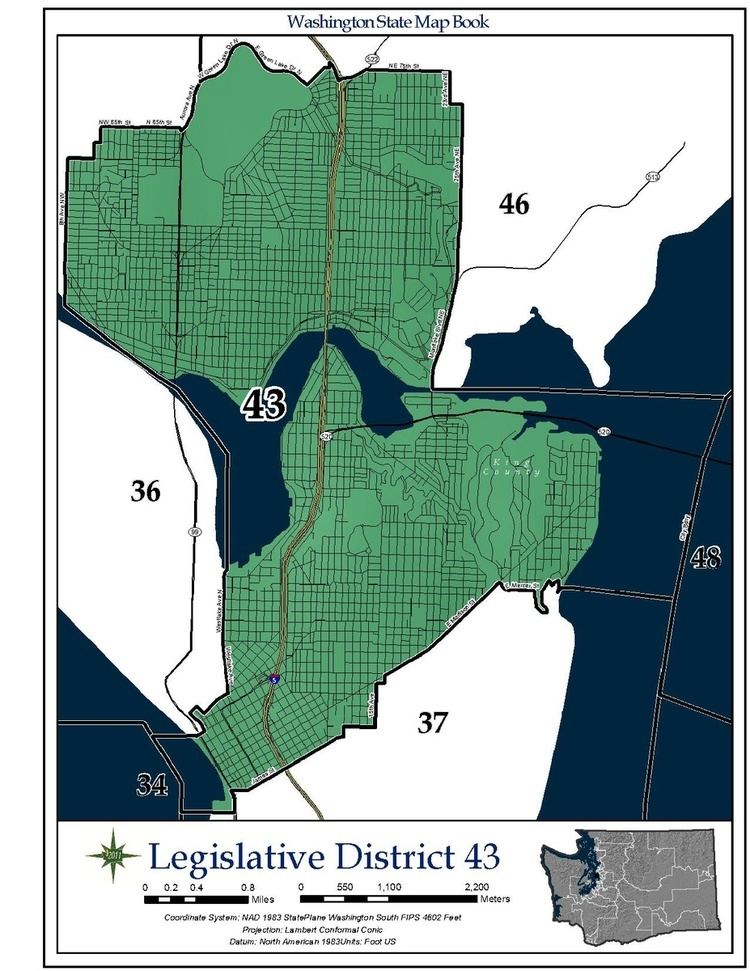 Washington's 43rd legislative district