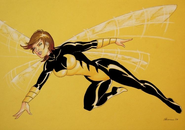 Wasp (comics) Wasp in Rhiannon Owenss Marvel Color Comic Art Gallery Room