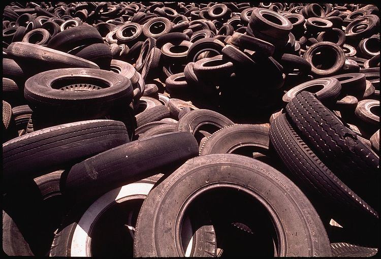 Waste tires