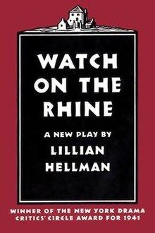 watch on the rhine by lillian hellman