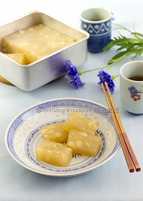 Water chestnut cake Water Chestnut Cake Chinese New Year Recipe Christines Recipes