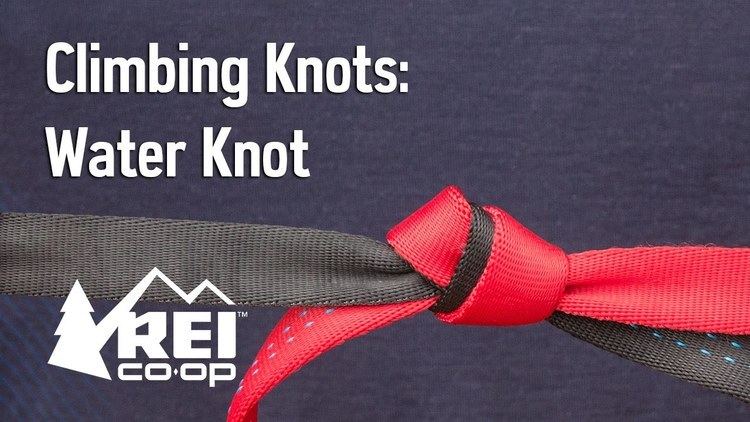 Water Knot (band) Rock Climbing How to Tie a Water Knot YouTube