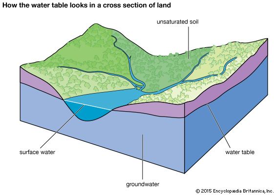 Water table water table hydrology Britannicacom