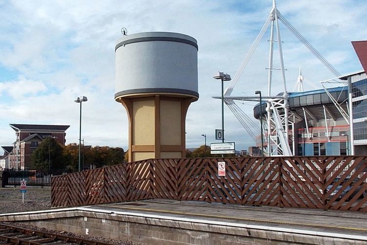 Water Tower, Cardiff Central Station