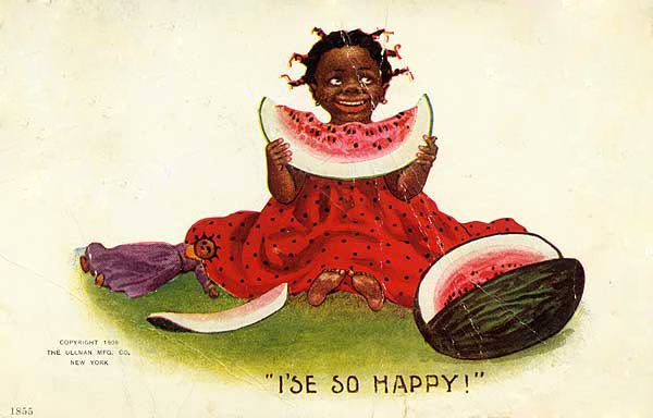Watermelon stereotype