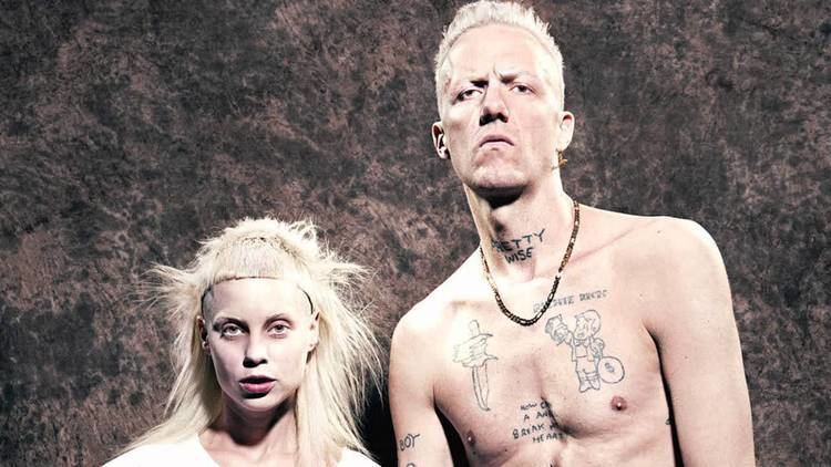 Watkin Tudor Jones and Yolandi Visser with a fierce look