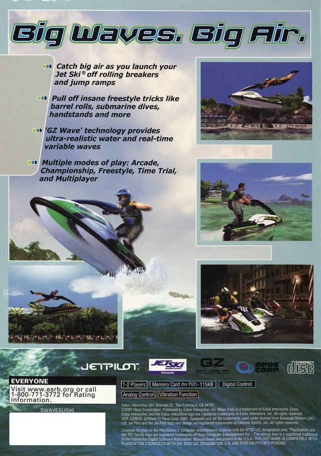 Wave Rally Wave Rally Box Shot for PlayStation 2 GameFAQs