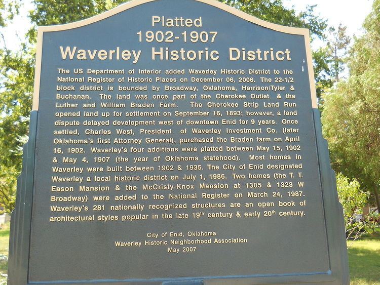 Waverley Historic District (Enid, Oklahoma)
