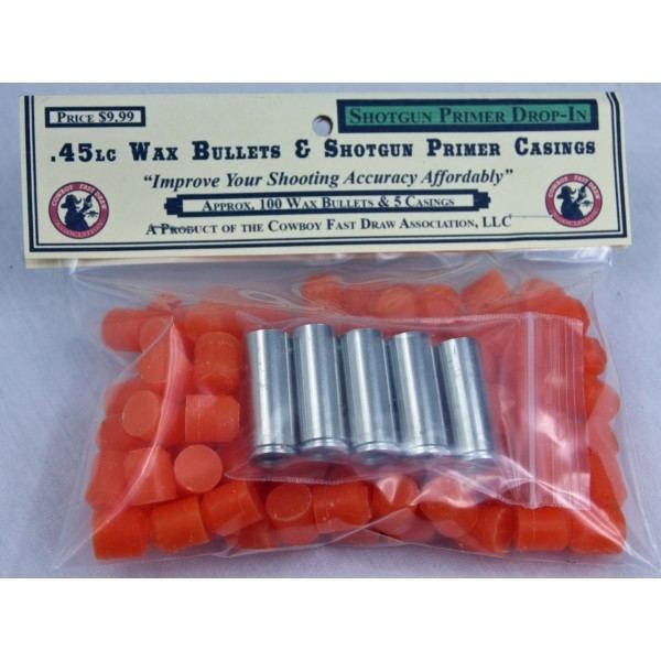 Wax bullet R NEW 45 Wax Bullets and 5 Shotgun Primer Brass Sampler
