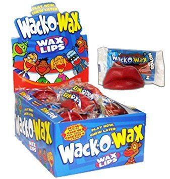 Wax lips Amazoncom Wax Lips Candy Cherry flavor 24 pk12oz Grocery