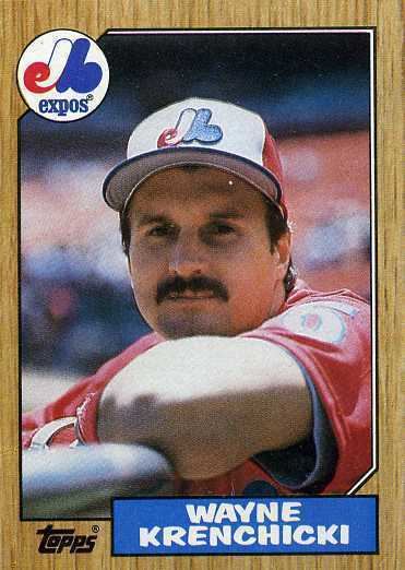 Wayne Krenchicki 1987 Topps Baseball 774 Wayne Krenchicki Montreal Expos Baseball Cards