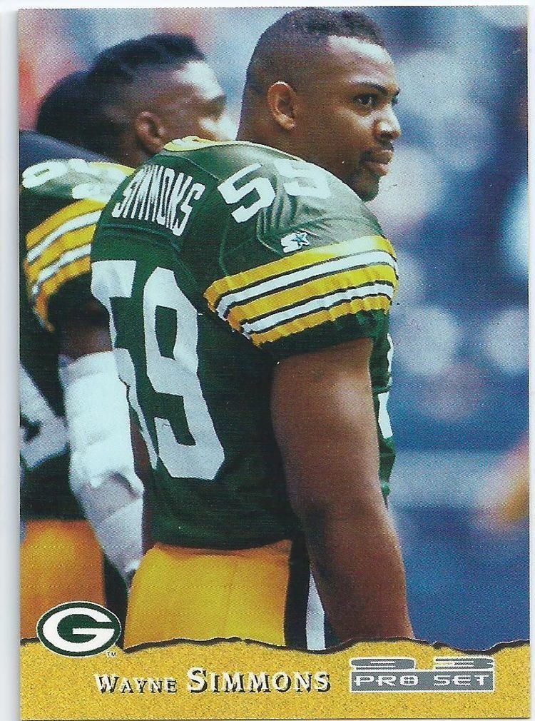 Wayne Simmons (American football) GREEN BAY PACKERS Wayne Simmons 161 Pro Set 1993 NFL Collectable