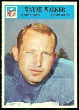 Wayne Walker wayne walker football card Wayne Walker 1966 Philadelphia football