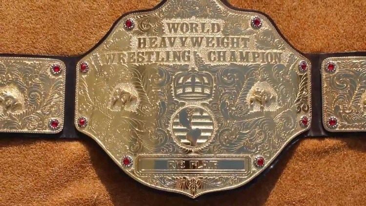 WCW World Heavyweight Championship Real WCW JMar Big Gold Wrestling Championship Title Belt Ric Flair