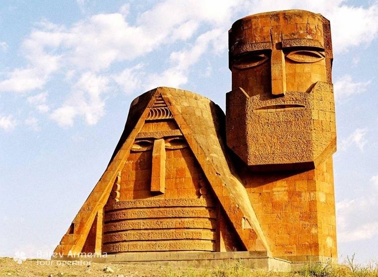 We Are Our Mountains We are our mountains the monument Barev Armenia Tours