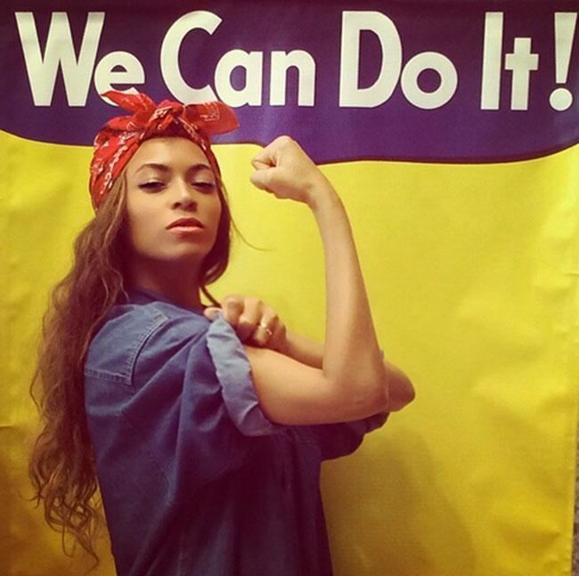 We Can Do It! Beyonc Recreates Iconic We Can Do It Poster At WW2 Museum MTV UK