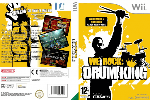 We Rock: Drum King artgametdbcomwiicoverfullENRUKPGTpng1317736188