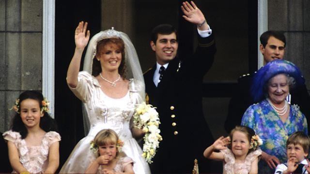Wedding of Prince Andrew, Duke of York, and Sarah Ferguson BBC History Prince Andrews wedding pictures video facts news