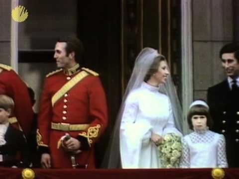 Wedding of Princess Anne and Mark Phillips Princess Anne marries Mark Phillips part 5 YouTube
