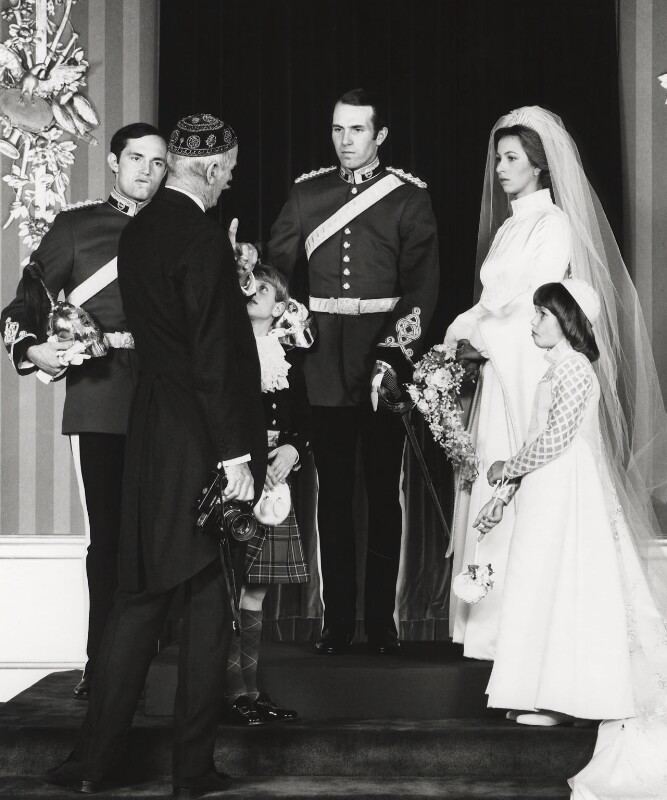 Wedding of Princess Anne and Mark Phillips NPG x30169 Norman Parkinson at the wedding of Mark Phillips and