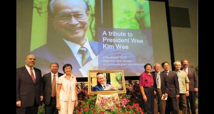 Wee Kim Wee NTU pays tribute to Dr Wee Kim Wee with special portrait Channel