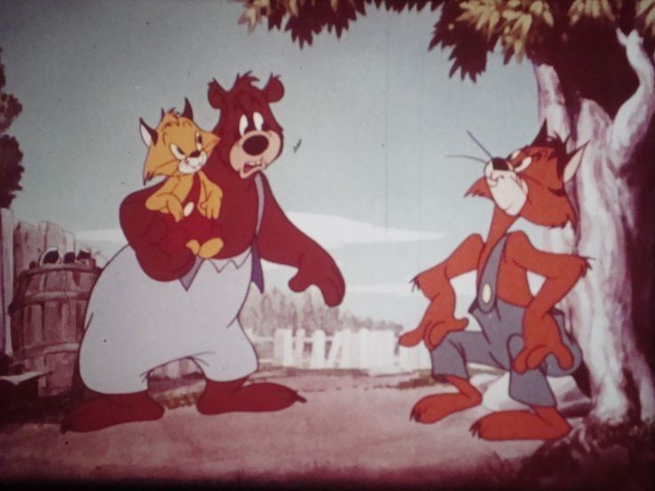 Wee-Willie Wildcat movie scenes 35mm Cartoon Color MGM Wee Willie Wildcat starring Barney Bear eBay Cartoon