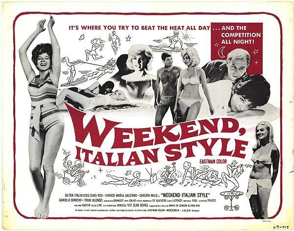 Weekend, Italian Style Weekend Italian Style movie posters at movie poster warehouse