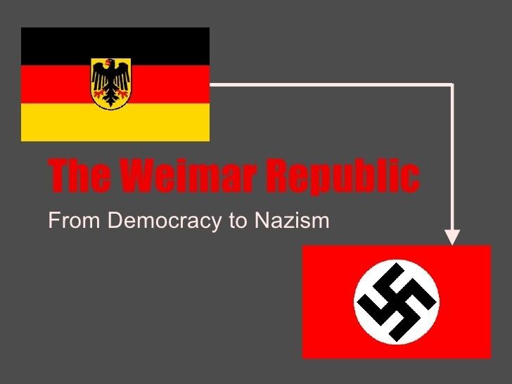 Weimar Republic Weimar Republic