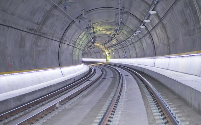 Weinberg Tunnel Weinbergtunnel Zurich Rail tunnel in environmentally sensitive