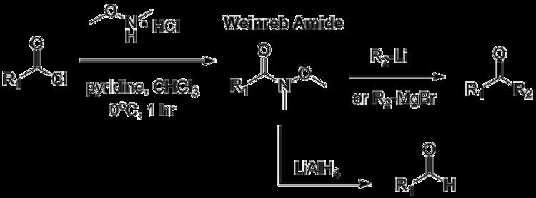 Weinreb ketone synthesis