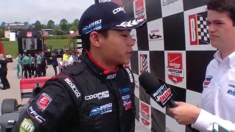 Weiron Tan Weiron Tan wins Pro Mazda Race 1 at Barber Motorsports Park YouTube