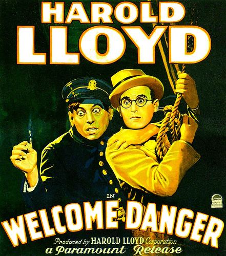 Harold Lloyd in Welcome Danger Travalanche