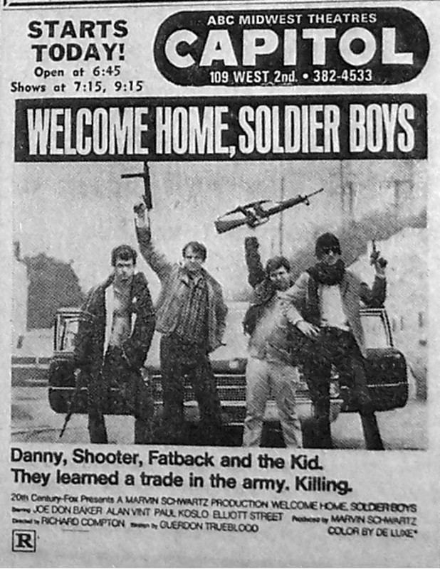 welcome home soldier boys 1971