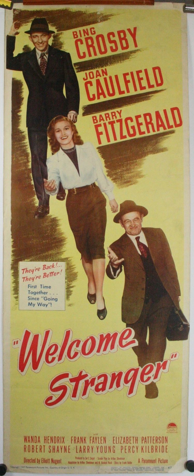 Welcome Stranger (film) WELCOME STRANGER Original Bing Crosby Insert Movie Poster