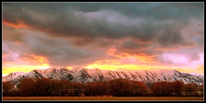 Wellsville Mountains Wellsville Mountains Wellsville Utah Logan Cache Valley Utah